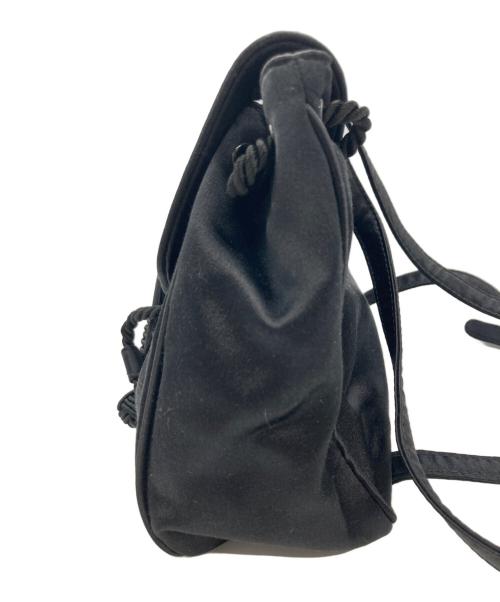 BOTTEGA VENETA（ボッテガベネタ）BOTTEGA VENETA (ボッテガベネタ) イントレチャート ミニ バックパック ブラックの古着・服飾アイテム