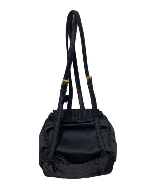 BOTTEGA VENETA（ボッテガベネタ）BOTTEGA VENETA (ボッテガベネタ) イントレチャート ミニ バックパック ブラックの古着・服飾アイテム
