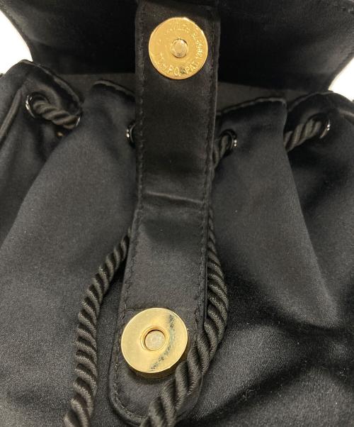 BOTTEGA VENETA（ボッテガベネタ）BOTTEGA VENETA (ボッテガベネタ) イントレチャート ミニ バックパック ブラックの古着・服飾アイテム