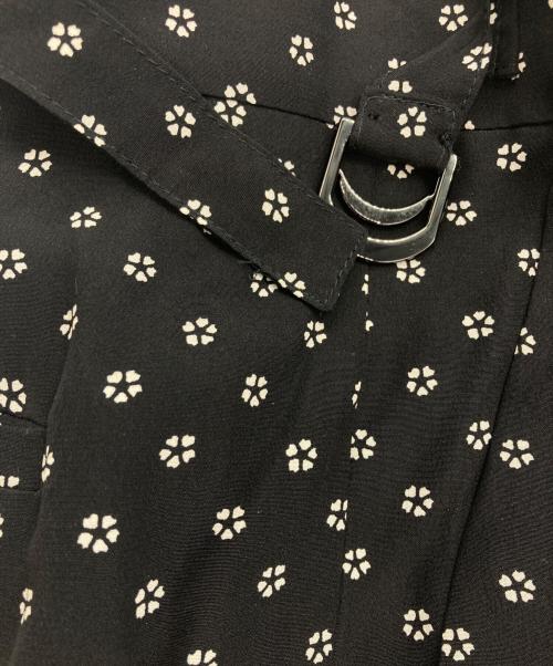 MaxMara（マックスマーラ）MaxMara (マックスマーラ) 総柄ハーフパンツ ブラック サイズ:40の古着・服飾アイテム