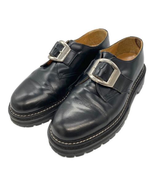 Soe（ソーイ）Soe (ソーイ) One Buckle Plain Toe Shoes ブラックの古着・服飾アイテム