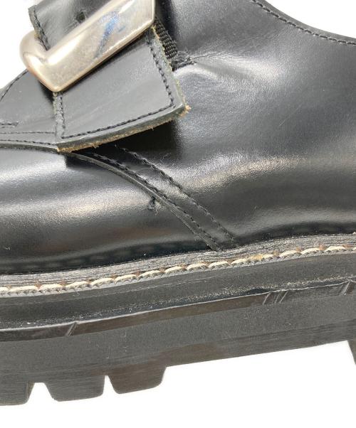 Soe（ソーイ）Soe (ソーイ) One Buckle Plain Toe Shoes ブラックの古着・服飾アイテム