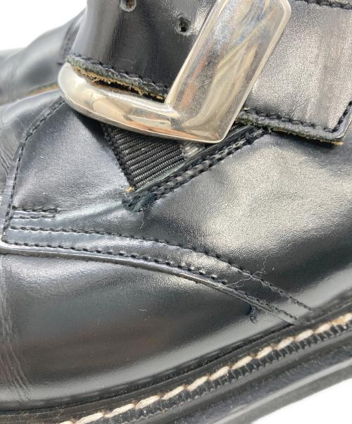 Soe（ソーイ）Soe (ソーイ) One Buckle Plain Toe Shoes ブラックの古着・服飾アイテム