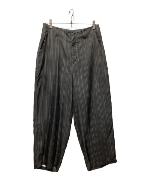 CTHY（シティ）CTHY (シティ) TROMPE-L’OEIL PLEATS WIDE PANTS チャコールグレー サイズ:2の古着・服飾アイテム