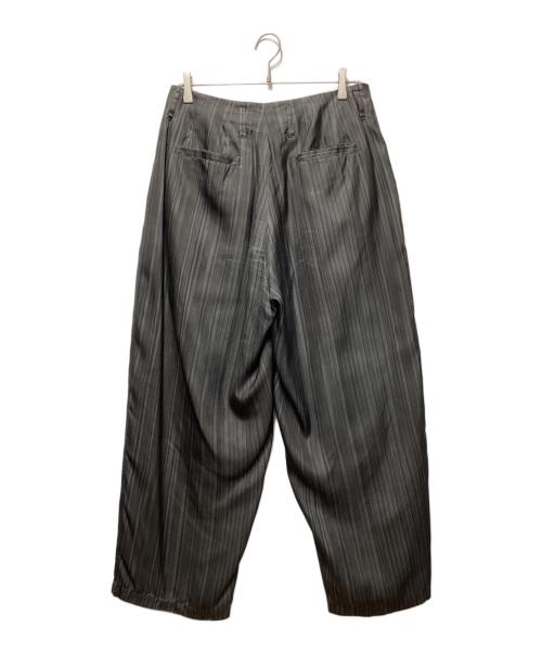 CTHY（シティ）CTHY (シティ) TROMPE-L’OEIL PLEATS WIDE PANTS チャコールグレー サイズ:2の古着・服飾アイテム