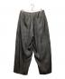 CTHY (シティ) TROMPE-L’OEIL PLEATS WIDE PANTS チャコールグレー サイズ:2：5000円