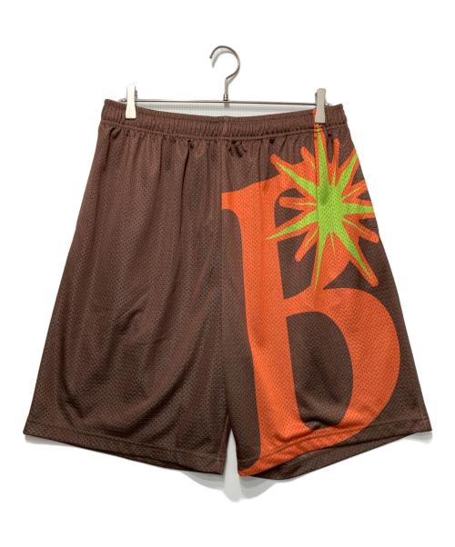 BoTT（ボット）BoTT (ボット) B Logo Mesh Short ブラウン サイズ:Lの古着・服飾アイテム