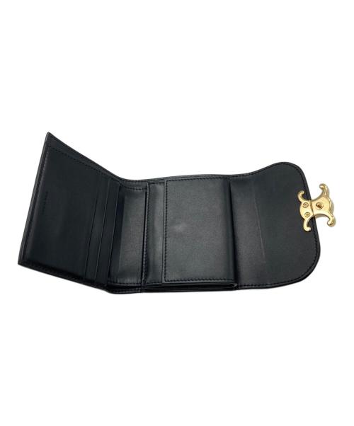 CELINE（セリーヌ）CELINE (セリーヌ) スモールフラットウォレット ブラックの古着・服飾アイテム
