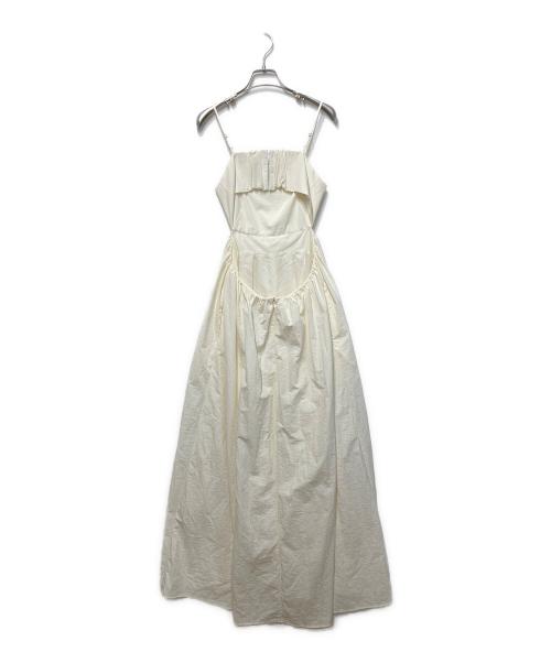 MIOSMOKEY（ミオズモーキー）MIOSMOKEY (ミオズモーキー) キャミソールワンピース アイボリー サイズ:36の古着・服飾アイテム