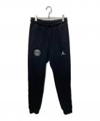 JORDAN×PARIS SAINT-GERMAIN PSGジョーダン×パリサンジェルマン）の古着「ブラックキャット フリーススウェットパンツ」｜ブラック