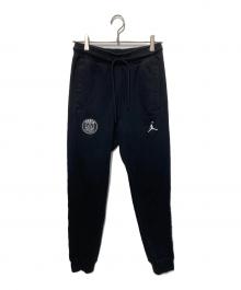 JORDAN×PARIS SAINT-GERMAIN PSG（ジョーダン×パリサンジェルマン）の古着「ブラックキャット フリーススウェットパンツ」｜ブラック