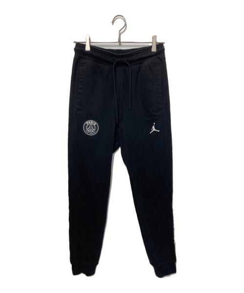 JORDAN（ジョーダン）JORDAN (ジョーダン) PARIS SAINT-GERMAIN PSG (パリサンジェルマン) ブラックキャット フリーススウェットパンツ ブラック サイズ:ｓの古着・服飾アイテム