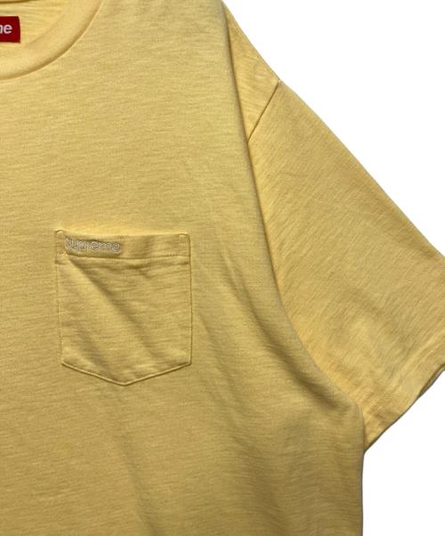 SUPREME（シュプリーム）SUPREME (シュプリーム) 22SS Classic Logo Pocket Tee S/S イエロー サイズ:Lの古着・服飾アイテム