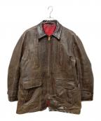 USEDユーズド）の古着「60’S レザージャケット」｜ブラウン