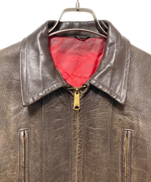USED（ユーズド）USED (ユーズド) 60’S レザージャケット ブラウン サイズ:不明の古着・服飾アイテム