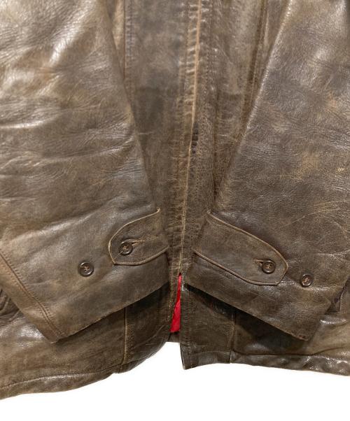 USED（ユーズド）USED (ユーズド) 60’S レザージャケット ブラウン サイズ:不明の古着・服飾アイテム