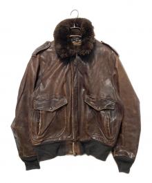 Schott（ショット）の古着「A-2 レザーフライトジャケット」｜ブラウン