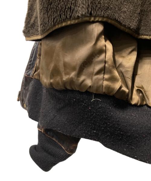 Schott（ショット）Schott (ショット) A-2 レザーフライトジャケット ブラウン サイズ:42の古着・服飾アイテム
