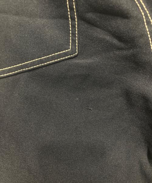 COMME des GARCONS SHIRT（コムデギャルソンシャツ）COMME des GARCONS SHIRT (コムデギャルソンシャツ) ポリ縮絨 テーパード パンツ ネイビー サイズ:Ⅿの古着・服飾アイテム