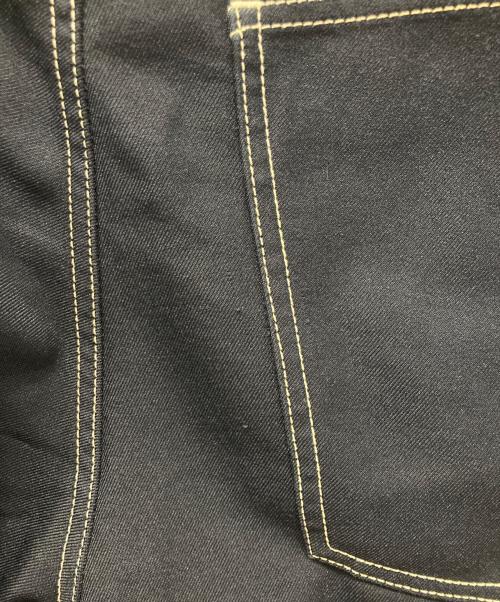 COMME des GARCONS SHIRT（コムデギャルソンシャツ）COMME des GARCONS SHIRT (コムデギャルソンシャツ) ポリ縮絨 テーパード パンツ ネイビー サイズ:Ⅿの古着・服飾アイテム