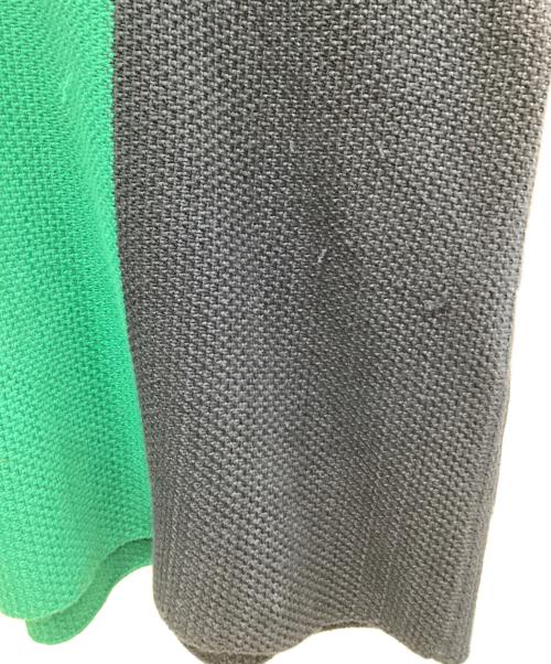 HOMME PLISSE ISSEY MIYAKE（オム プリッセ イッセイ ミヤケ）HOMME PLISSE ISSEY MIYAKE (オム プリッセ イッセイ ミヤケ) ニットベスト グリーン×ネイビー サイズ:-の古着・服飾アイテム