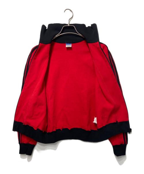 adidas（アディダス）adidas (アディダス) トラックジャケット レッド×ブラック サイズ:1の古着・服飾アイテム