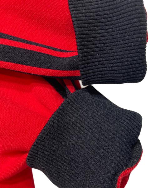 adidas（アディダス）adidas (アディダス) トラックジャケット レッド×ブラック サイズ:1の古着・服飾アイテム