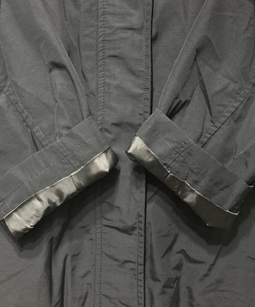 NOLLEY'S（ノーリーズ）NOLLEY'S (ノーリース) 撥水ライトクロス・Ａラインキルト裏地付きコート ブラック サイズ:Freeの古着・服飾アイテム