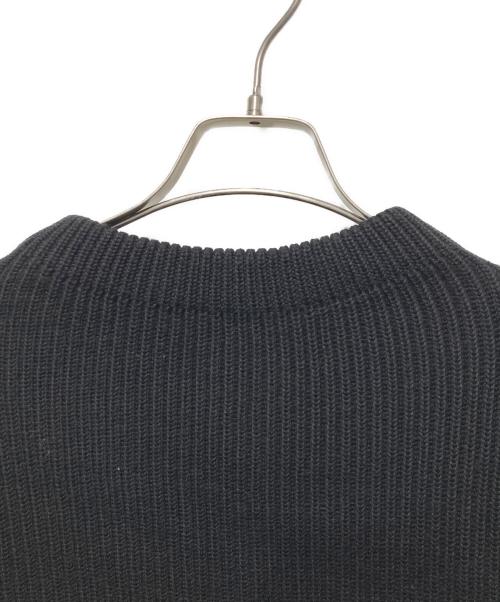 ANDERSEN-ANDERSEN（アンデルセン アンデルセン）ANDERSEN-ANDERSEN (アンデルセン アンデルセン) ボートネックウールニット ブラック サイズ:Ｓの古着・服飾アイテム