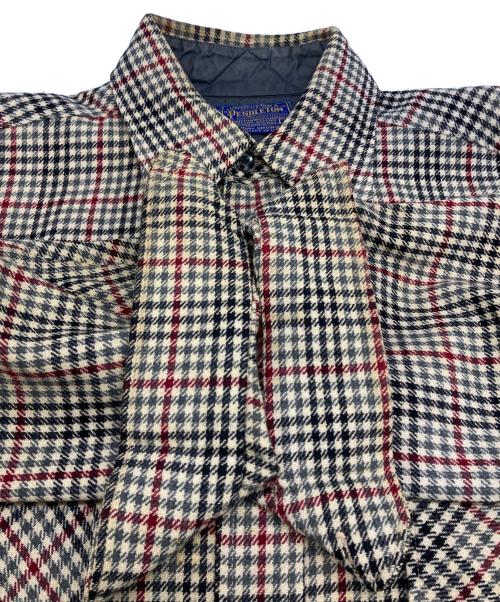 PENDLETON（ペンドルトン）PENDLETON (ペンドルトン) 千鳥柄チェックシャツ ベージュ サイズ:Lの古着・服飾アイテム