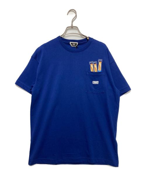 KITH（キス）KITH (キス) Yoku Moku ポケットティー ブルー サイズ:Sの古着・服飾アイテム