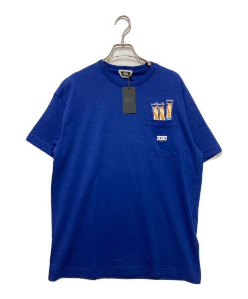 KITH（キス）KITH (キス) Yoku Moku ポケットティー ブルー サイズ:Sの古着・服飾アイテム