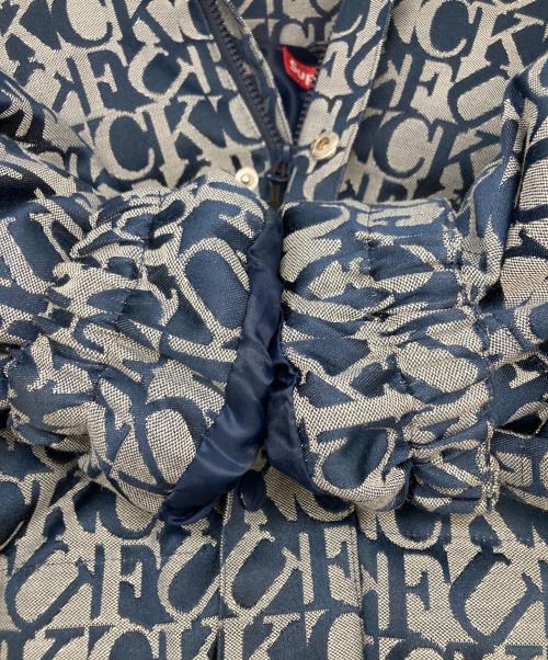 SUPREME（シュプリーム）SUPREME (シュプリーム) Fuck Jacquard Puffy Jacket ブルー サイズ:Mの古着・服飾アイテム