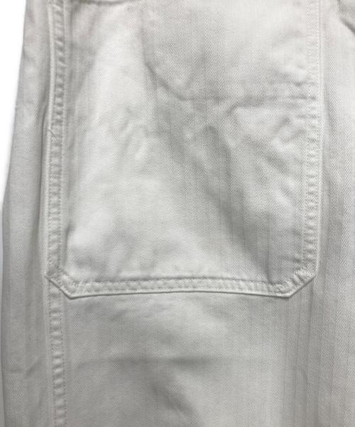 RRL（ダブルアールエル）RRL (ダブルアールエル) ヘリンボールツイルパンツ ホワイト サイズ:32/32の古着・服飾アイテム
