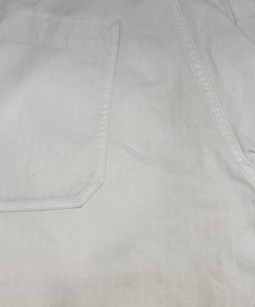 RRL（ダブルアールエル）RRL (ダブルアールエル) ヘリンボールツイルパンツ ホワイト サイズ:32/32の古着・服飾アイテム
