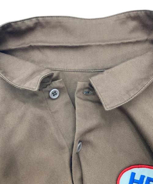 SUPREME（シュプリーム）Supreme (シュプリーム) Hysteric Glamour (ヒステリックグラマー) S/S Work Shirt ブラウン サイズ:Sの古着・服飾アイテム