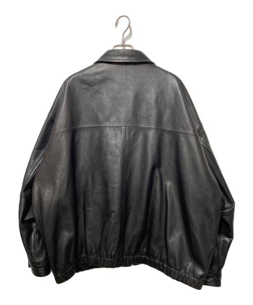 S.F.C(STRIPES FOR CREATIVE)（ストライプフォークリエイティブ）S.F.C(STRIPES FOR CREATIVE) (ストライプフォークリエイティブ) SFC LEATHER BIG JACKET ブラック サイズ:Lの古着・服飾アイテム