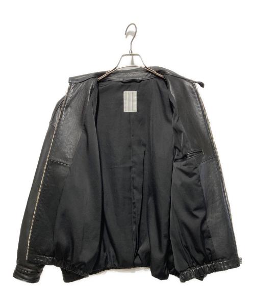 S.F.C(STRIPES FOR CREATIVE)（ストライプフォークリエイティブ）S.F.C(STRIPES FOR CREATIVE) (ストライプフォークリエイティブ) SFC LEATHER BIG JACKET ブラック サイズ:Lの古着・服飾アイテム