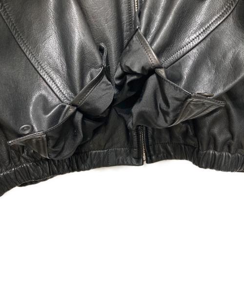 S.F.C(STRIPES FOR CREATIVE)（ストライプフォークリエイティブ）S.F.C(STRIPES FOR CREATIVE) (ストライプフォークリエイティブ) SFC LEATHER BIG JACKET ブラック サイズ:Lの古着・服飾アイテム