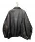 S.F.C(STRIPES FOR CREATIVE) (ストライプフォークリエイティブ) SFC LEATHER BIG JACKET ブラック サイズ:L：80000円