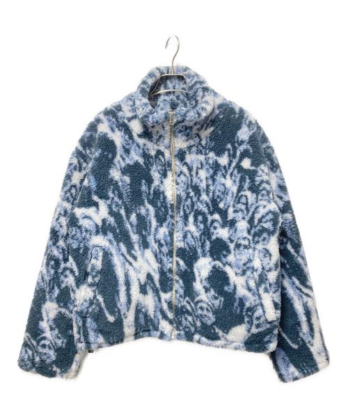 AFB（エーエフビー）AFB (エーエフビー) 1969 Print Boa Jacket ブルー サイズ:Ｍの古着・服飾アイテム