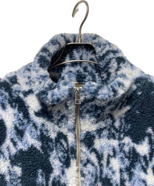 AFB（エーエフビー）AFB (エーエフビー) 1969 Print Boa Jacket ブルー サイズ:Ｍの古着・服飾アイテム