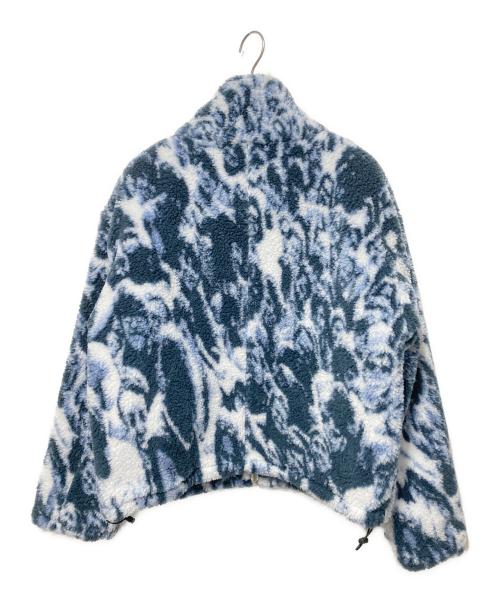 AFB（エーエフビー）AFB (エーエフビー) 1969 Print Boa Jacket ブルー サイズ:Ｍの古着・服飾アイテム