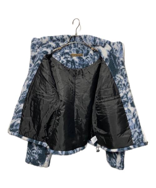 AFB（エーエフビー）AFB (エーエフビー) 1969 Print Boa Jacket ブルー サイズ:Ｍの古着・服飾アイテム