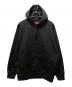 SUPREME（シュプリーム）の古着「Embossed Logo Hooded Sweatshirt」｜ブラック