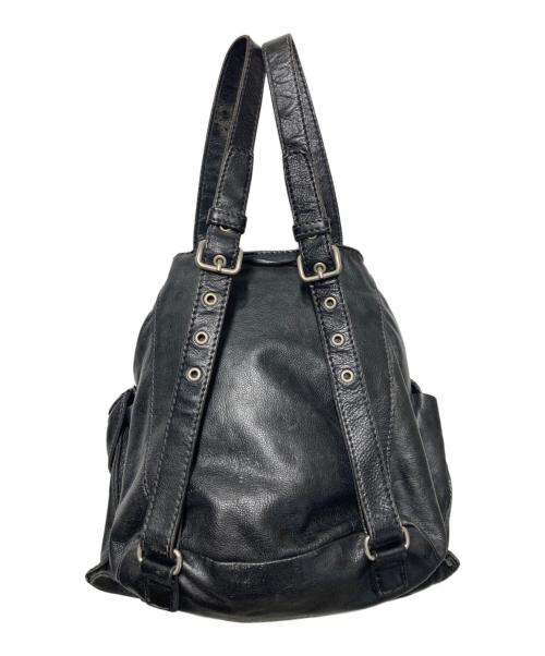 MIU MIU（ミュウミュウ）MIU MIU (ミュウミュウ) レザーミニリュック ブラックの古着・服飾アイテム