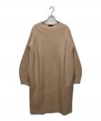 DRAWERドゥロワー）の古着「クルーネックワンピース」｜ベージュ