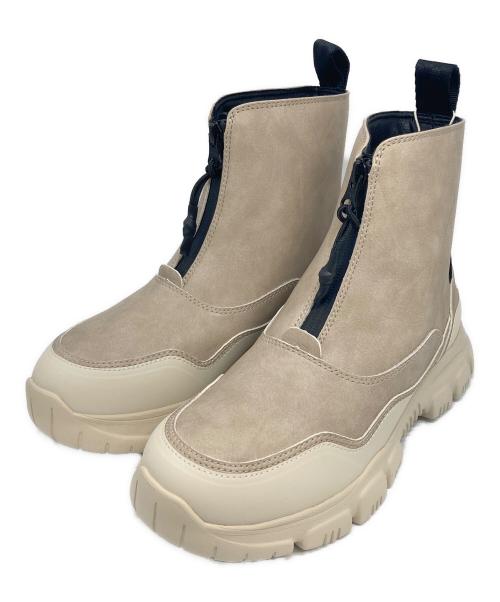 shaka（シャカ）shaka (シャカ) TREK ZIP BOOTIE AT ベージュ サイズ:24の古着・服飾アイテム