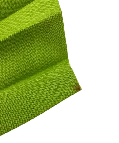 me ISSEY MIYAKE（ミーイッセイ ミヤケ）me ISSEY MIYAKE (ミーイッセイ ミヤケ) プリーツブラウス 黄緑 サイズ:なしの古着・服飾アイテム