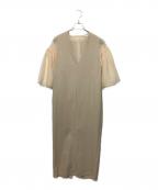 CLANEクラネ）の古着「3WAY DOUBLE FACE ONE PIECE」｜ベージュ